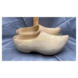 Large wooden shoes