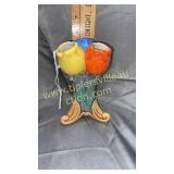 Vintage Japan luster ware tulip vase