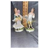 Pair of lefton figurines
