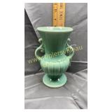 Vintage glazed pottery vase