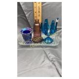 Art glass on Wexford dish