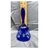Fenton cobalt hand painted bell