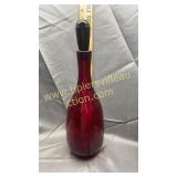 Ruby red decanter