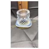 Opalescent hobnail hat