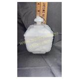 Westmoreland milk glass grape pattern candy dish