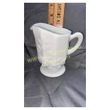 Westmoreland milk glass small cream pitcher