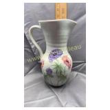 Hand painted pottery pitcher Radford England