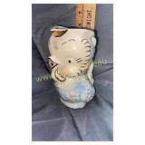 Pottery chicken pitcher