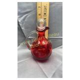 Ruby pinched cruet