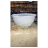 White swirl fire king bowl