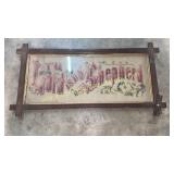 Old Lord is my Shepherd needlework