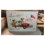 Modern embossed metal Texaco fire chief sign