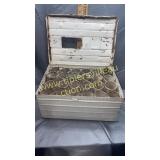 White metal box with dividers