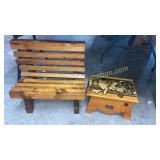 Doll bench and step stool