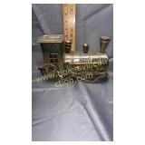 Musical metal art train plays I