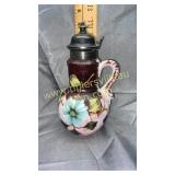 Hand painted small pitcher