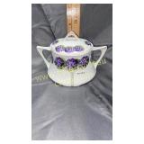 Bavaria violet biscuit jar