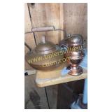 Copper kettles and shaker
