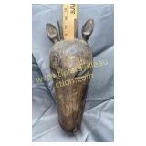 Wood giraffe mask