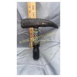 Wood Zulu cow horn pipe