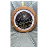 Round stain glass window