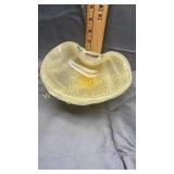 Heavy Venetian art glass bowl