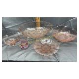 Pink depression and small creamer