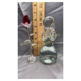 Crystal rose and angel
