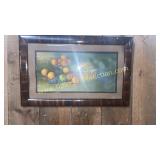 Fruit basket and bowl print