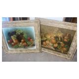 Fruit prints in matching frames