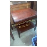 Mahogany swivel top table