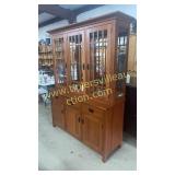 Top quality modern China cabinet 2pc could be