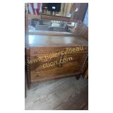 Oak sideboard with barley twist carved front and