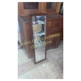 Antique beveled mirror