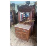 Marble top washstand