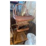 Antique high chair