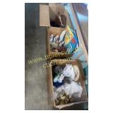 Three boxes of glassware and collectibles