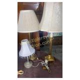 Three lamps