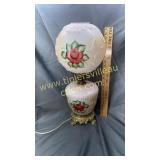 Gone with the wind style lamp with hand painted