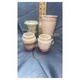 Group of marble vases