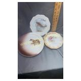 Three plates "Dan Patch" horse plate, coy plate