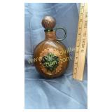 Vintage leather wrapped decanter