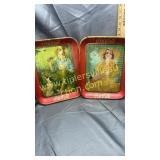 2 old Coca-Cola trays