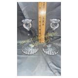 Clam shell pattern candle stands