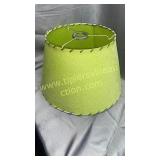 Vintage green lamp shade