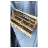 Primitive wooden tote box