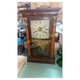 Antique weight clock needs restored and cabinet