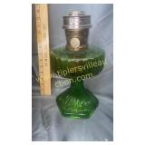 Green Aladdin oil lamp