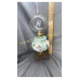 Hand painted oil lamp