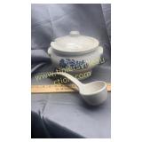 Pfaltzgraff soup terrine and ladle